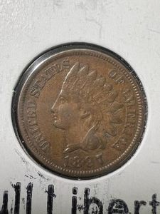 1897 US INDIAN HEAD CENT