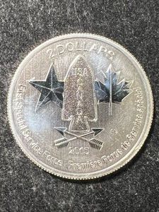 HALF TROY OZ .9999 FINE SILVER 2015 CANADIAN ROUND