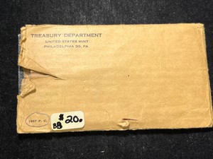 1957 US PROOF SET IN ORIGINAL ENVELOPE