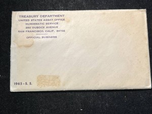 1965 US PROOF SET IN ORIGINAL ENVELOPE