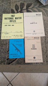 military technical manual lot radio m1 rifle national match 1967 h&k 308.30 caliber