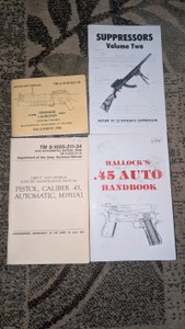 .45 Auto Colt hallocks handbook pistol manuals m203 grenade launcher military technical manuals