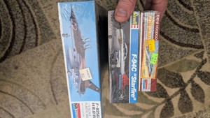 172 modern military aircraft model lot f-105g f-101b f-94c Starfire voodoo wild weasel