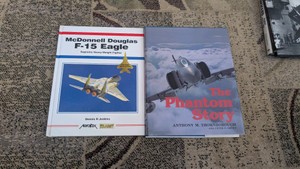 military jet aircraft coffee table books The phantom story F-4 McDonald Douglas f-15 eagle