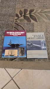 Navy in the Hampton Essex aircraft carrier coffee table books militaria