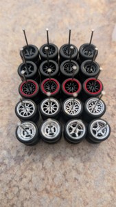 lot of 10 Hot Wheels, real riders, custom swap kits, rubber tire Chrome black and redlines