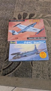 172 military aircraft model lot kit f-89c scorpion f-94c Starfire
