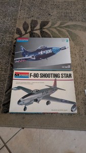 148 military model plastic kit f-80 shooting star f9f panther naval Air Force Navy, Vietnam