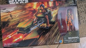 Star wars 112 Ezra bridgers speeder model kit new in box shelfware