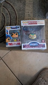 Funko Pop He-Man Masters of the universe skeletor on the throne and evil lyn