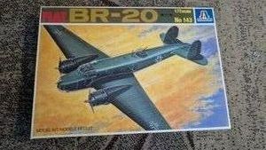 17 2. Fiat br-20 German bomber WW2 wwii vintage Italeri model