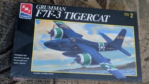 148 8 military plastic model kit Grumman f7f-3 tigercat amt ertl
