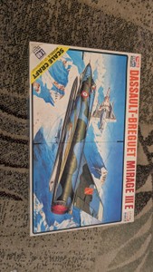 dassault breguet mirage 3C esci 148 scalecraft military plastic model airplane