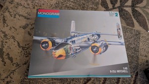 148 b25j Mitchell monogram ww2 WWII bomber new in plastic