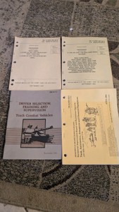 military technical manuals deuce and a half 5 ton heavy truck training manuals tank combat