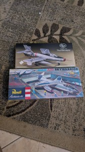 172 revell Douglas a3d sky warrior Republic xf-91 thundercepter Lindbergh models