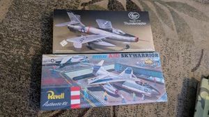 172 revell Douglas a3d sky warrior Republic xf-91 thundercepter Lindbergh models