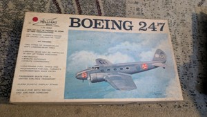 vintage Williams Boeing 247 172 scale model kit Colonel Roscoe Turners racer United airliner
