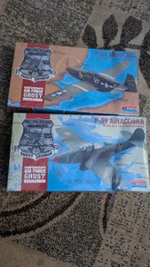 148 monogram Confederate Air Force ghost squadron p-51 p-39 model kits rare