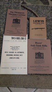 vintage collectible military reprints machine gun bar Browning Lewis machine gun anti-tank