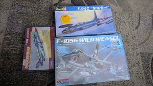 172 modern military aircraft model lot f-105g f-101b f-94c Starfire voodoo wild weasel