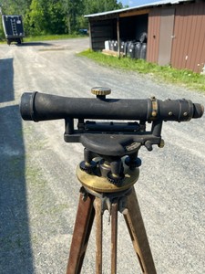 antique transom with tripod