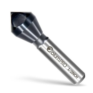 TiAlN Cobalt Single-End Countersink Chamfer Tool - Heavy-Duty M35 82-Degree Countersink Bit for Metal, Stainless Steel, Copper, Wood, Fiberboard, 12