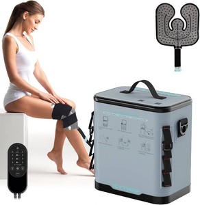 ICYTHRP Cold Therapy Machine with Programmable Timer, FSA Eligible HSA, Portable Ice Machine for Knee After Surgery, Programmable Recovery System for ACL, TKR & Sports Training with Specific Knee Pad