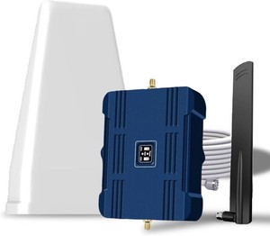 Cell Phone Booster for Home & Multi-Room,Up to 7,000 sq ft,Cell Phone Signal Booster for Band 5121317,Boost 5G 4G Data for All U.S. Carriers FCC Approved (Light Blue)