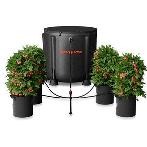 Spider Farmer Auto Drip Irrigation System Kits with 13-Gallon Bucket, 25W Water Pump, Low Water Level Sensor, Complete Indoor Automatic Watering System for Grow TentGreenhouseLawn