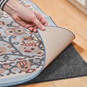Waterproof Rug Pad, 7x9 Ft Under Area Rug Carpet Pad, Non Slip Rug Pads for All Floors and Hardwood Floors Finishes, Keep Carpets in Place Soft and Prevent Rug from Wrinkling or Buckling