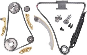 9-4201S Engine Timing Chain Kit Replacement for Buick Regal LaCrosse Chevy HHR Malibu Cobalt Equinox GMC Terrain Pontiac G5 G6 2.0L 2.2L 2.4L 2006-2017 12680750 9-4201SX