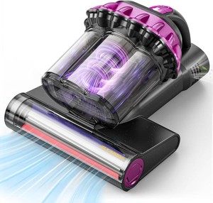 Mattress Vacuum Cleaner 550W 18KPa Bed Vacuum Cleaner with Smart Dust Sensor, UV-C Light, 149 F Heat, HEPA Filter, Handheld for Bed Sofa Couch