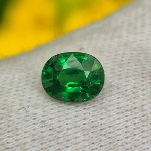 1.37 Carat Natural Tsavorite Garnet Retail Value $1,233 VIDEO