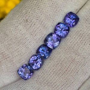 6.04 Carat Total Weight Natural Tanzanite Parcel Retail Value $2,416 VIDEO