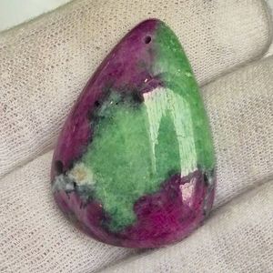 62.58 Carat Ruby Zoisite Pendant Stone Retail Value $625