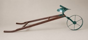 Antique Walk Behind Garden Push Plow  Cultivator