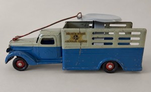 Vintage Buddy Deluxe Rider Delivery Truck Pressed Steel 23 long