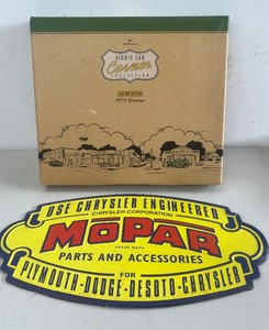 Mopar Sign and NIB Hallmark KCs Garage