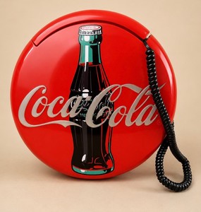 Vintage Coca-Cola Phone 1996
