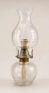 Vintage Oil Lamp Glass
