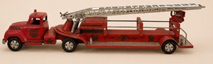 1950s Tonka MFD Arial Ladder Fire Truck #6 Pressed Steel