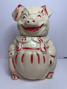 Vintage Shawnee Smiley Pig Cookie Jar