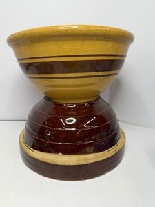 Pair of Crock Bowls