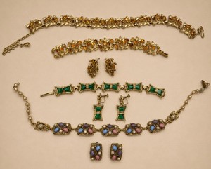 Three Sets Vintage Jewelry