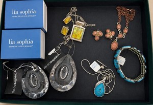 Lia Sophia Necklace and Bracelet Lot