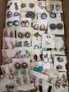 Thirty Plus Sets Vintage Clip Earrings