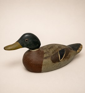 Vintage Antique Wood Mallard Duck Decoy