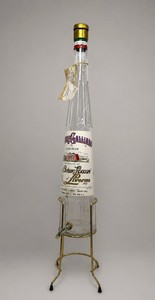 Galliano Vintage Oversized Liquor Bottle with Spigot and Stand