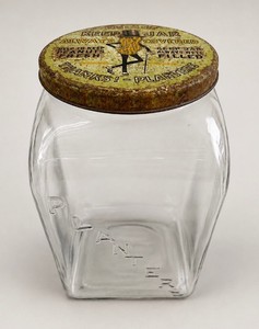 Vintage Planters Peanuts Store Streamline Display Jar Embossed Planters 30s 40S